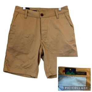 Askov Finlayson Vermilion Shorts Mens 28 Tan Japanese Canvas Made USA Khaki READ